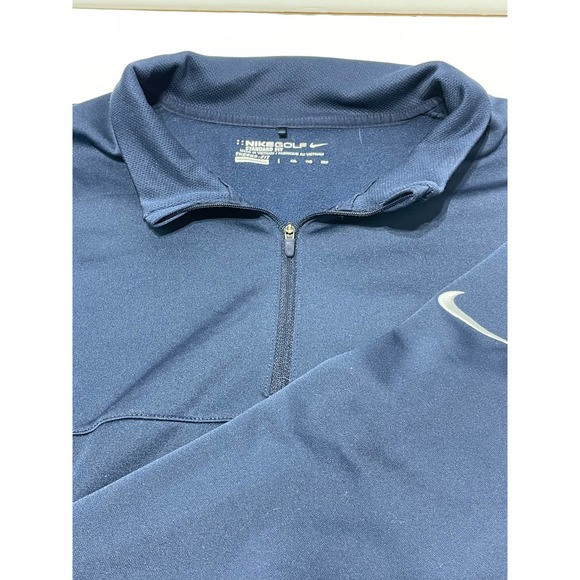 Nike Golf 1/4 Zip‎ Therma Fit Standard Fit XXL Blue - Picture 1 of 4